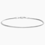14K White Gold Sleek Chain