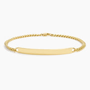 14K Yellow Gold Classic ID Bracelet