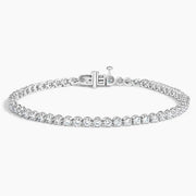 18K White Gold Classic Round Tennis Bracelet