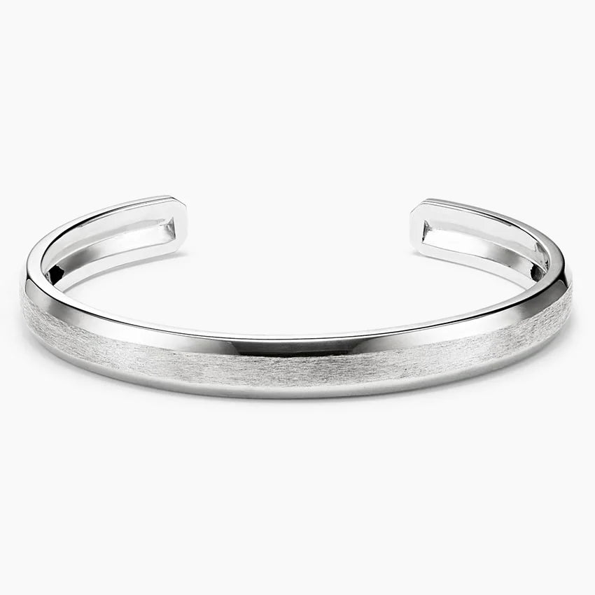 Brushed Edge Cuff Bracelet