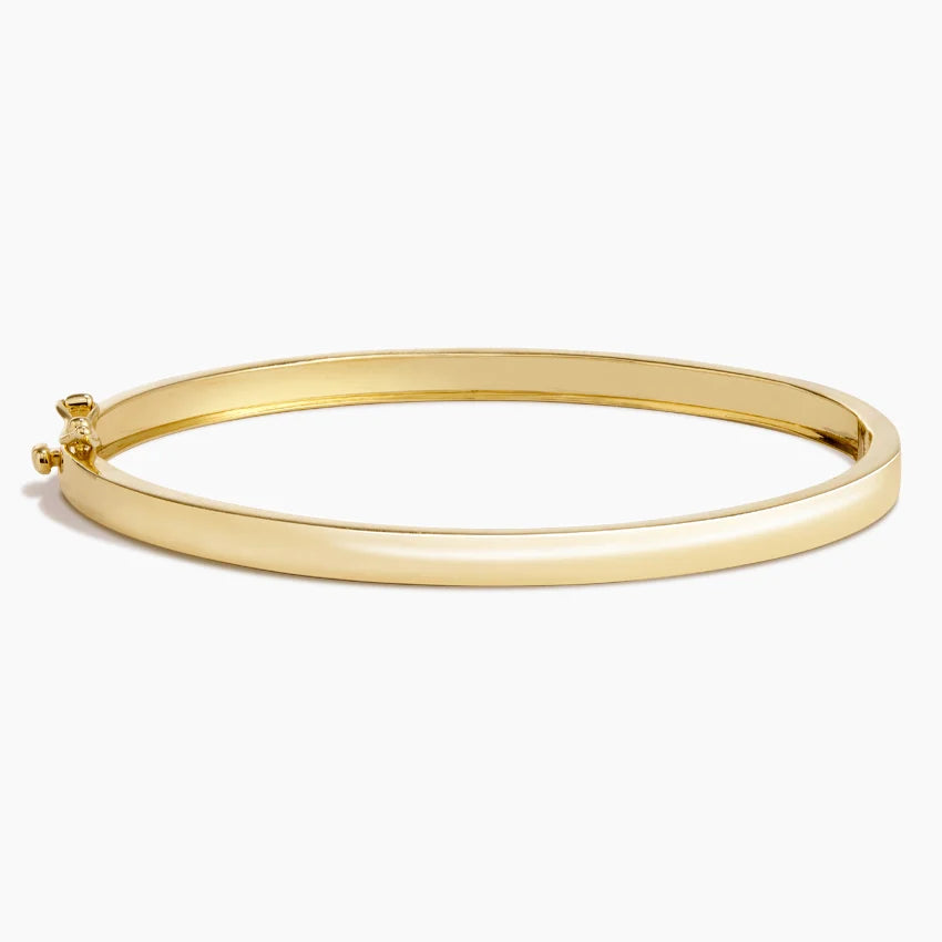 14K Yellow Gold Classic Polished Bangle