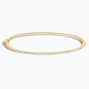 18K Yellow Gold Classic Diamond Bangle