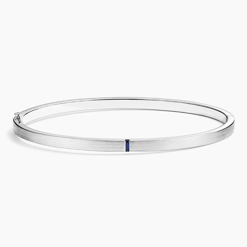 Sapphire Accent Bangle
