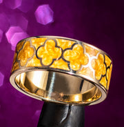Aurelia Clover Cera Stone Band